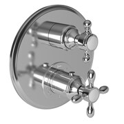 NEWPORT BRASS 1/2" Round Thermostatic Trim Plate With Handle in Polished Chrome 3-1643TR/26